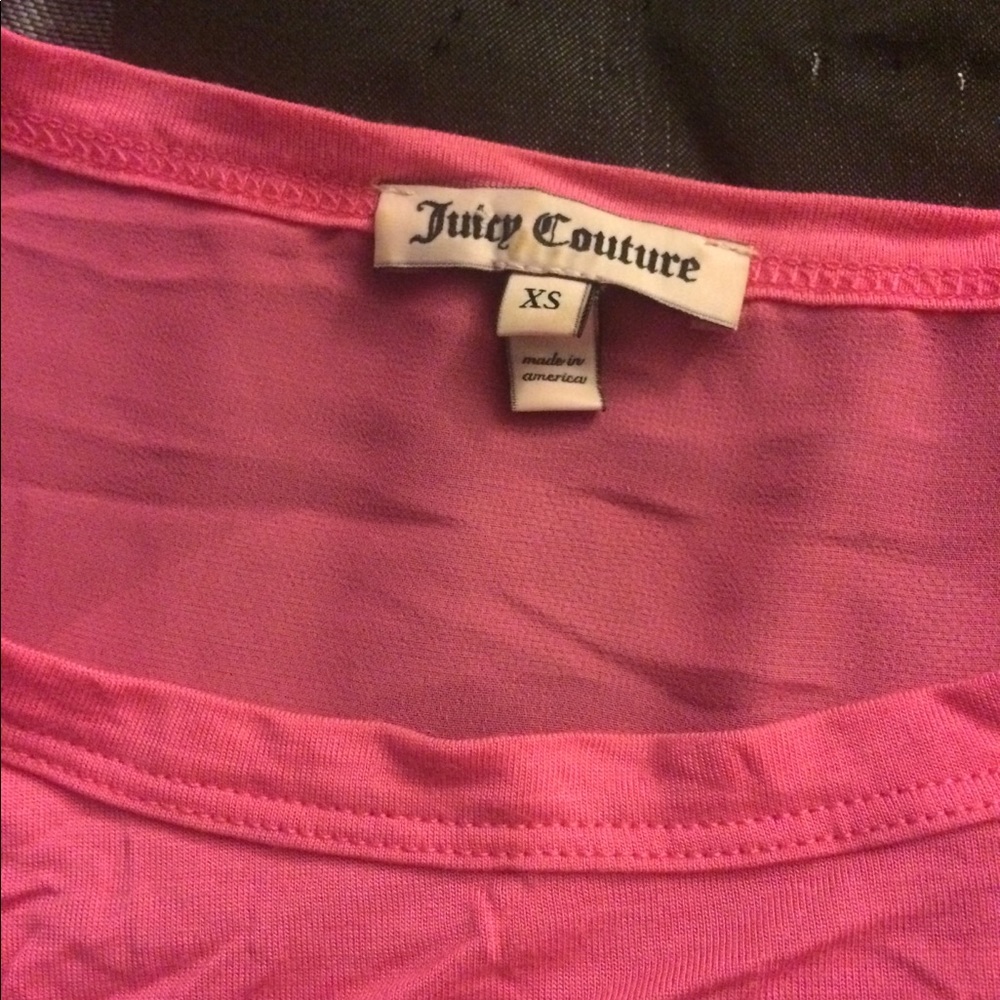 Bright pink 3/4 sleeve shirt runs big